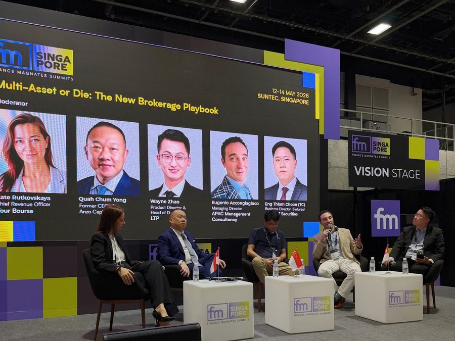 Multi-Asset round table on the Vision Stage at the Finance Magnates Singapore Summit, Suntec